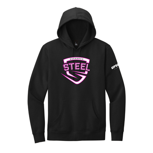 Savannah Steel District Black Logo Hooded Sweatshirt