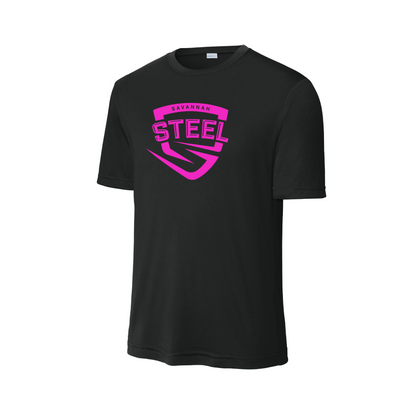 Savannah Steel Performance Logo Black S/S Tee
